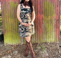 2FlyCo Painted Desert Sleeveless Mini Dress in black tan - women's dress - view 4