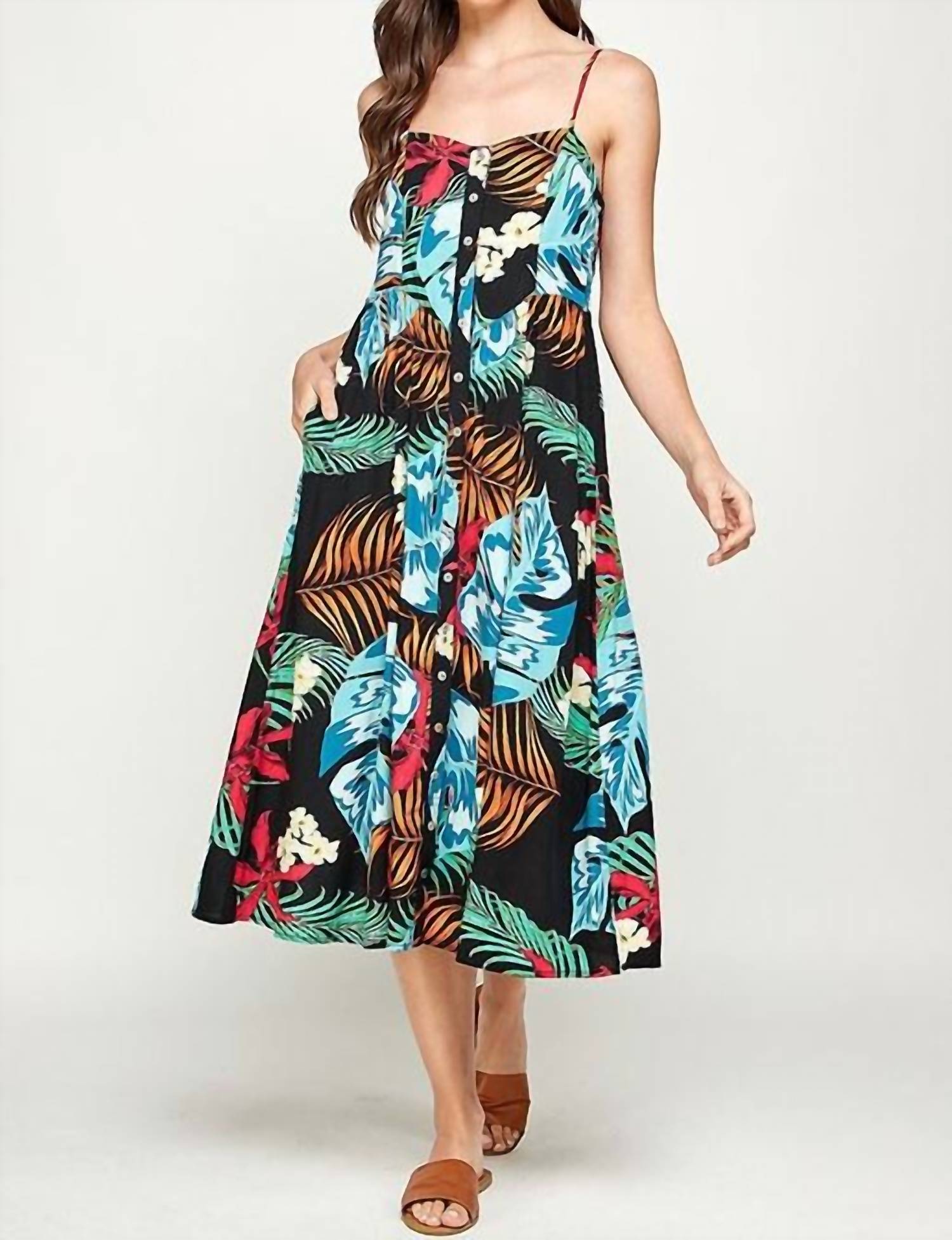 Ellison - Maxi Dress Button Up