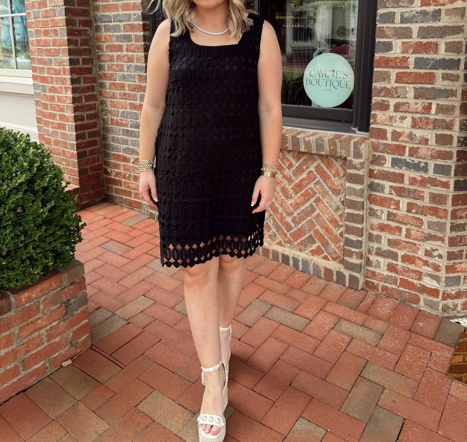 Entro - Crochet Mini Dress