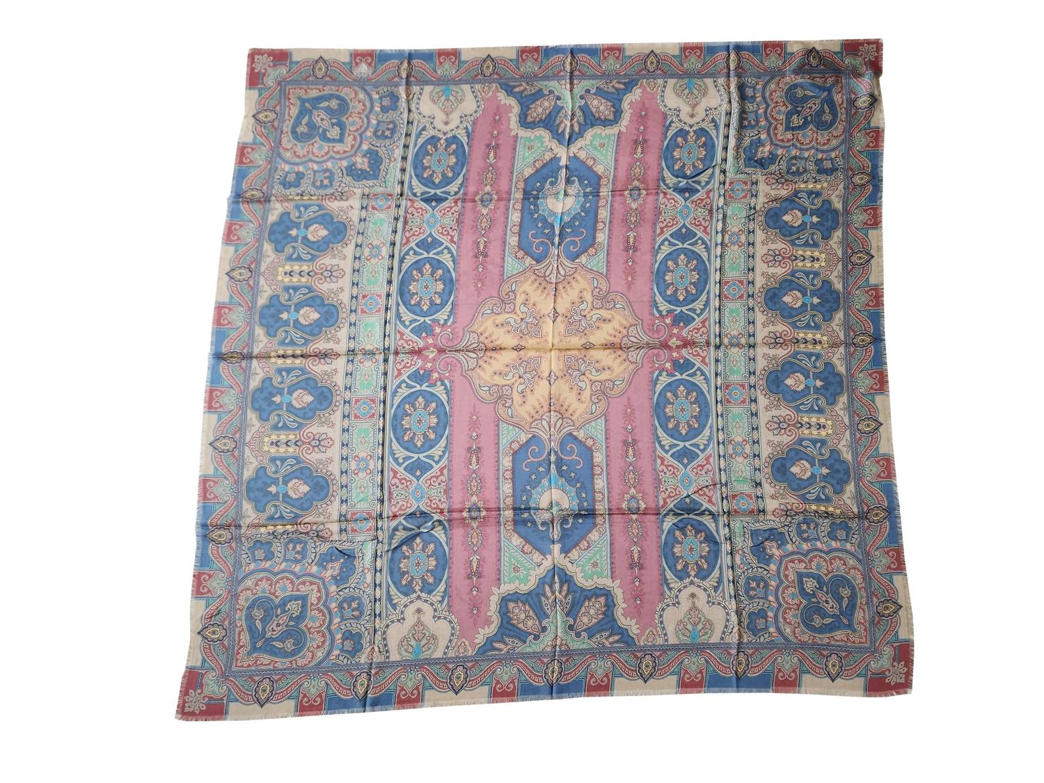 Etro - Women's Paisley & Floral Wool Blend Sheer Shawl Scarf
