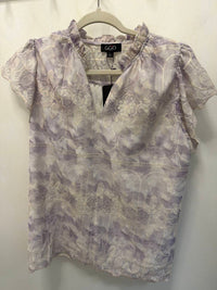 Gigio - Women's Embroidered V Neck Top