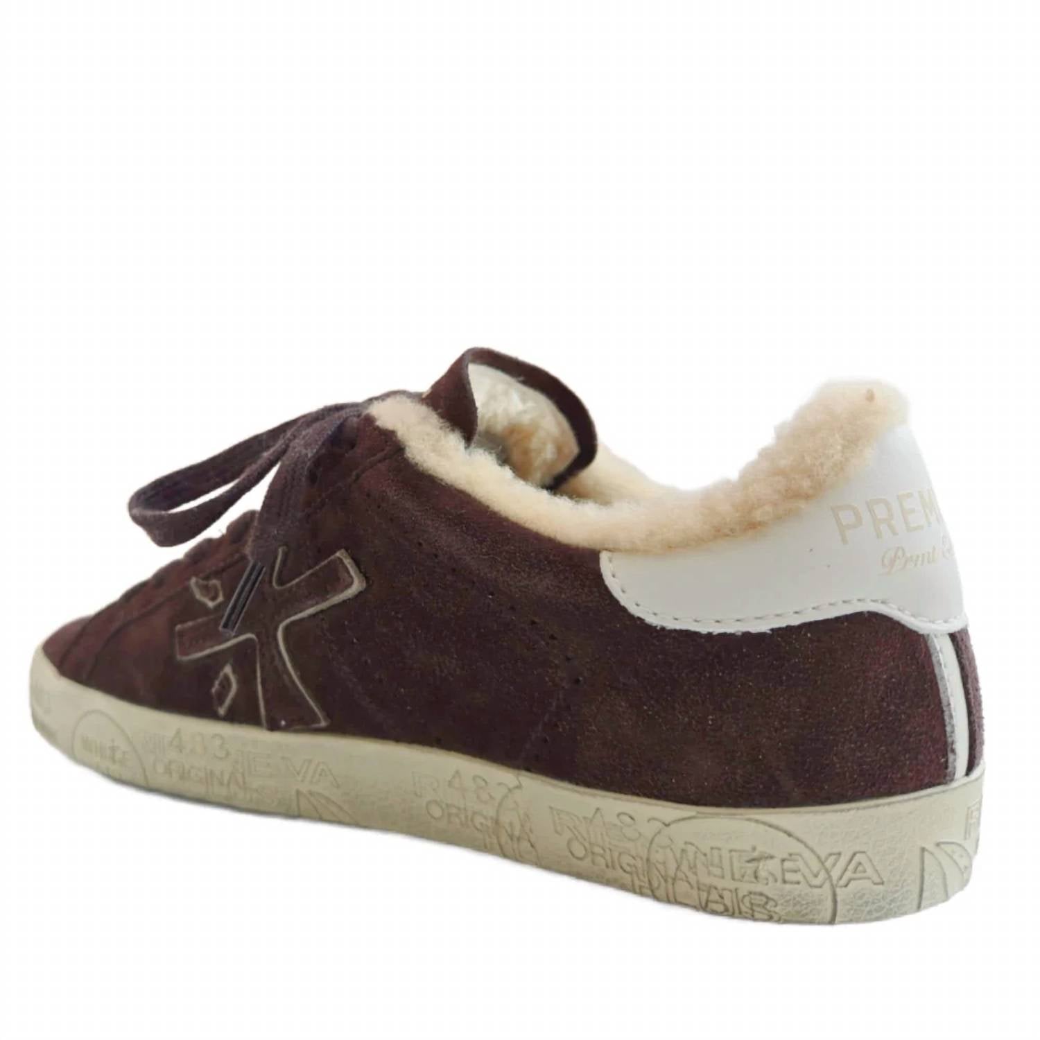 Premiata - Men's Steven Shearling-lined Suede Sneakers