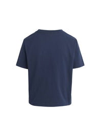 Favorite Daughter Women's Favorite T Shirt Top in navy blazer - women's t-shirt - detail view