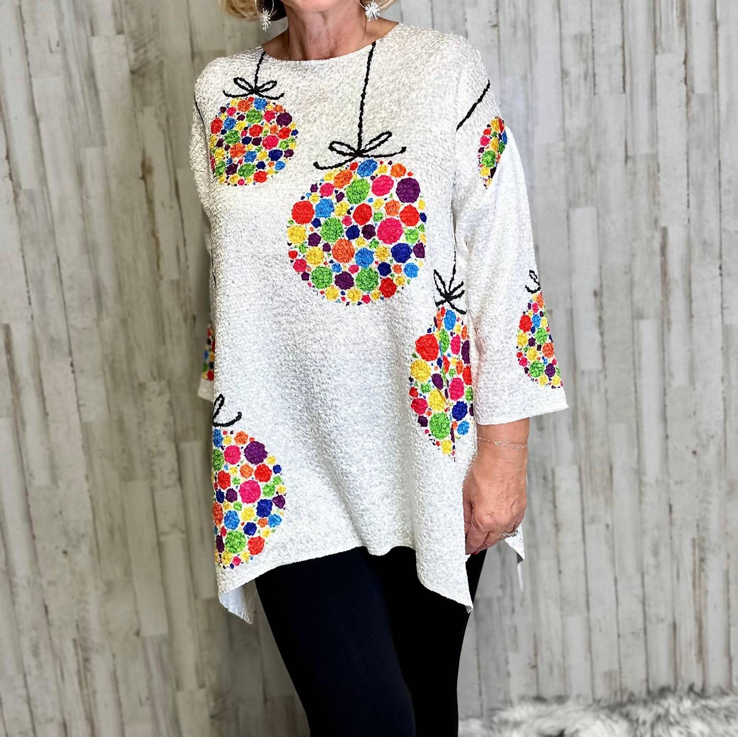Berek - Colorful Christmas Ball Top