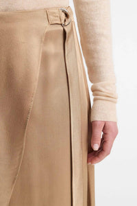 Vince - Draped D-ring Wrap Skirt