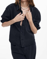 Desigual - SPARKLE DENIM SHIRT