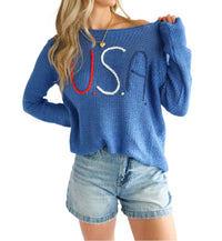 Wooden Ships - Chunky Usa Sweater