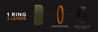 Groove Life - Men's Zeus Edge Silicone Ring