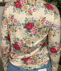 Haptics - Mock Neck Floral Top