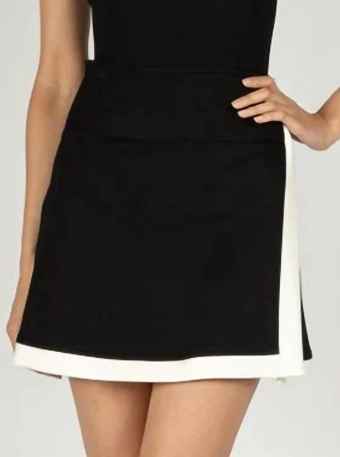 P.Cill - Butter Modal Contrast Mini Skirt