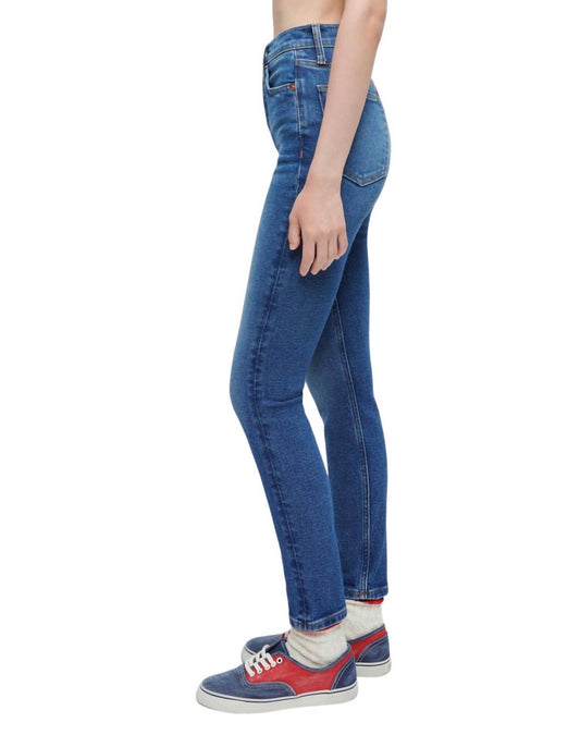 Re/Done - 90S HIGH RISE ANKLE CROP JEANS