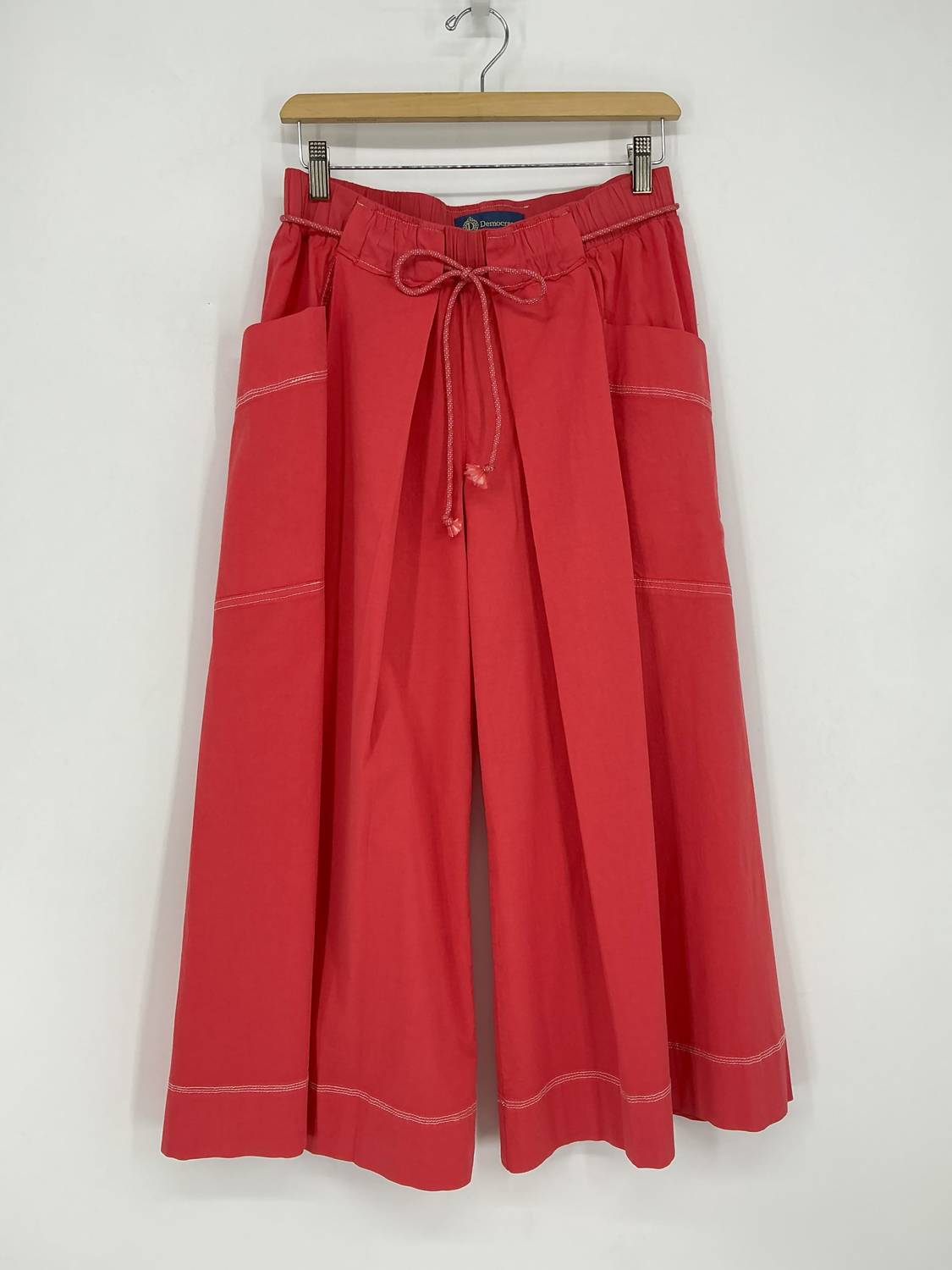 Democracy - Skyrise Wide Crop Glider Pants With Pockets