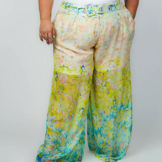 La Fuori - Florida Floral Ombre Pants