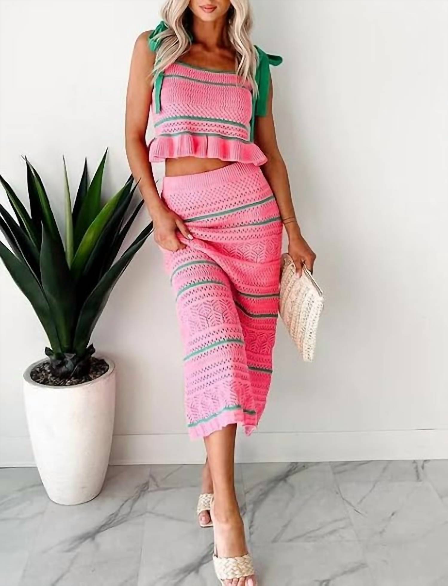 Day + Moon - Cropped Sweater Tank