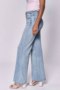 DEAR JOHN DENIM Fiona Wide Leg Jean in montilla - women's jeans - detail view