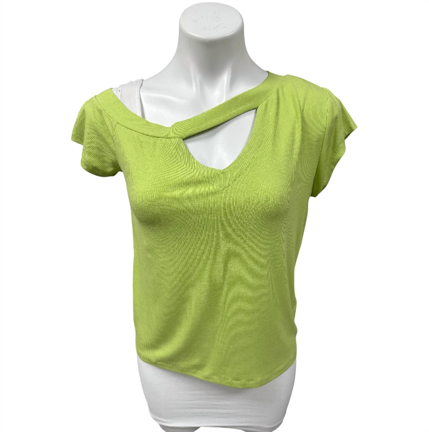 ELAN Women's Celery Tee in green - women's t-shirt