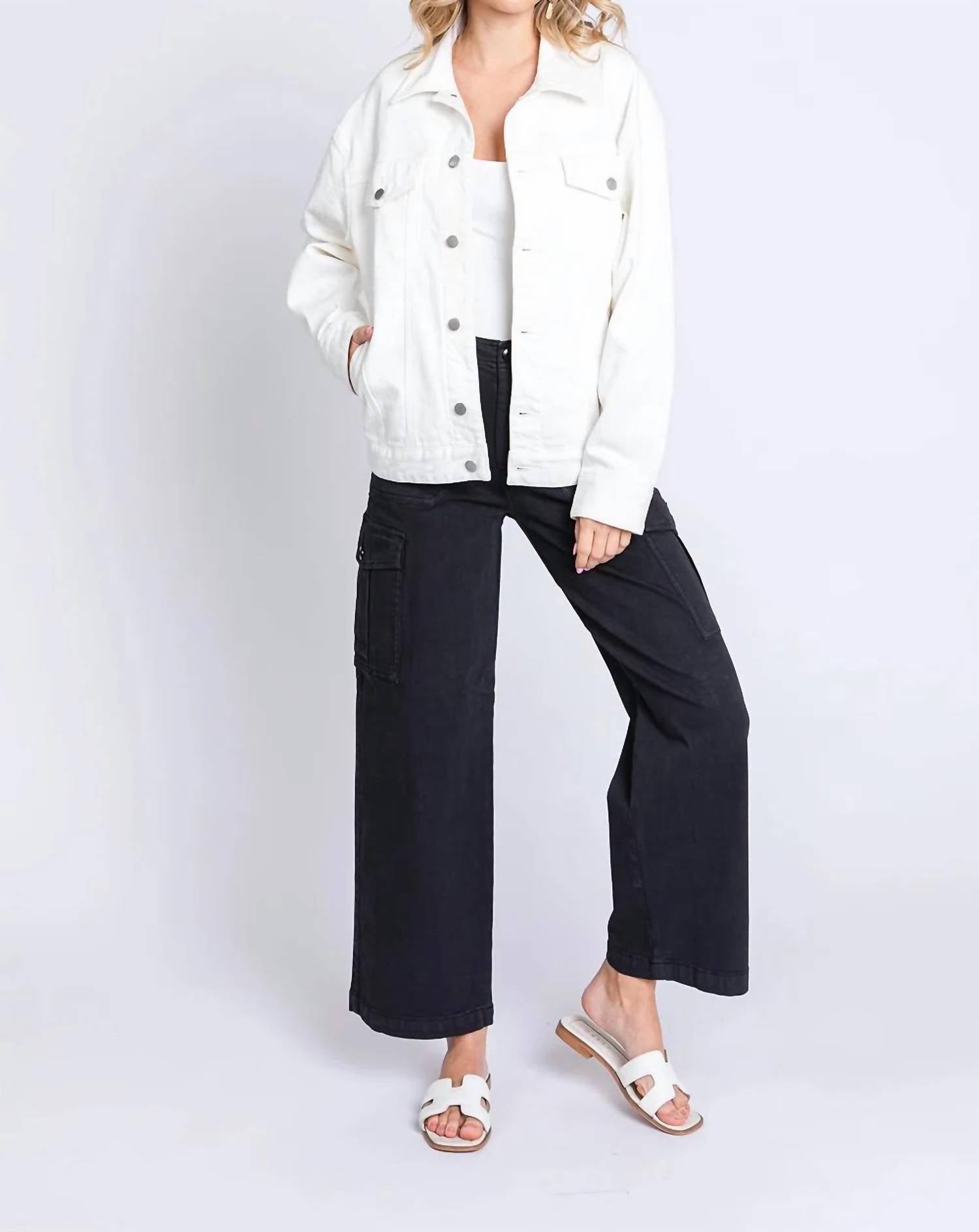 Letter To Juliet - OVERSIZED DENIM JACKET