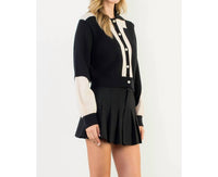Thml - Colorblock Button Front Knit Cardigan