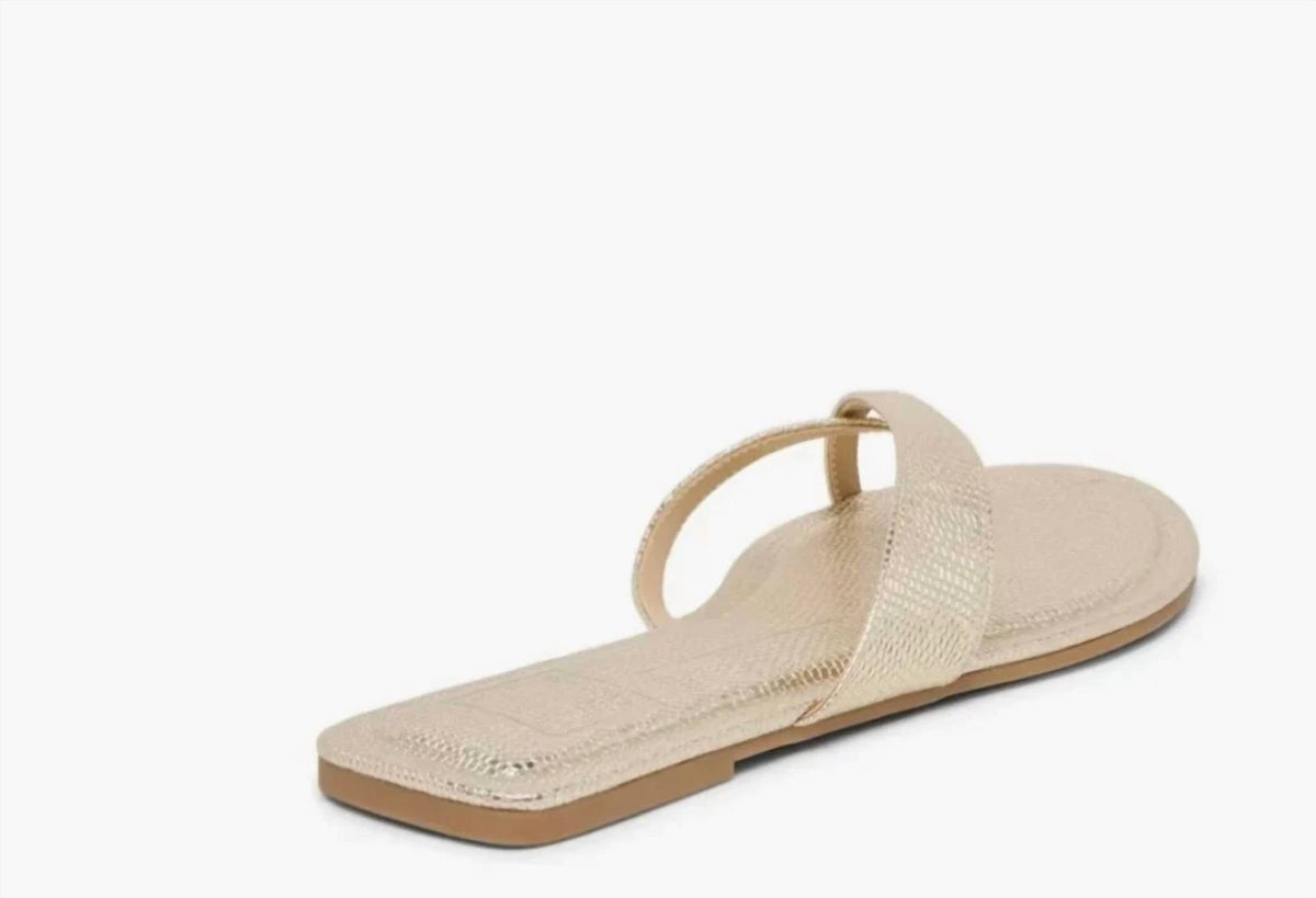 Dolce Vita - Women's Lennex Flat Platinum Sandal