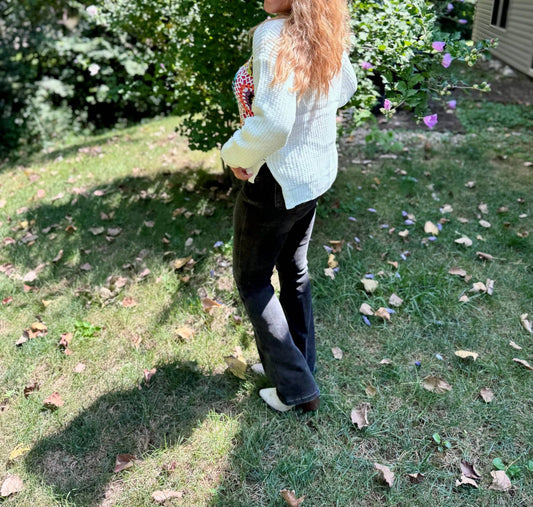 Bibi - Squares Crochet Sweater