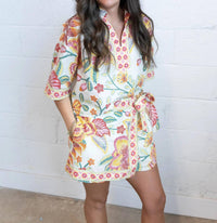 Entro - Botanical Print Top