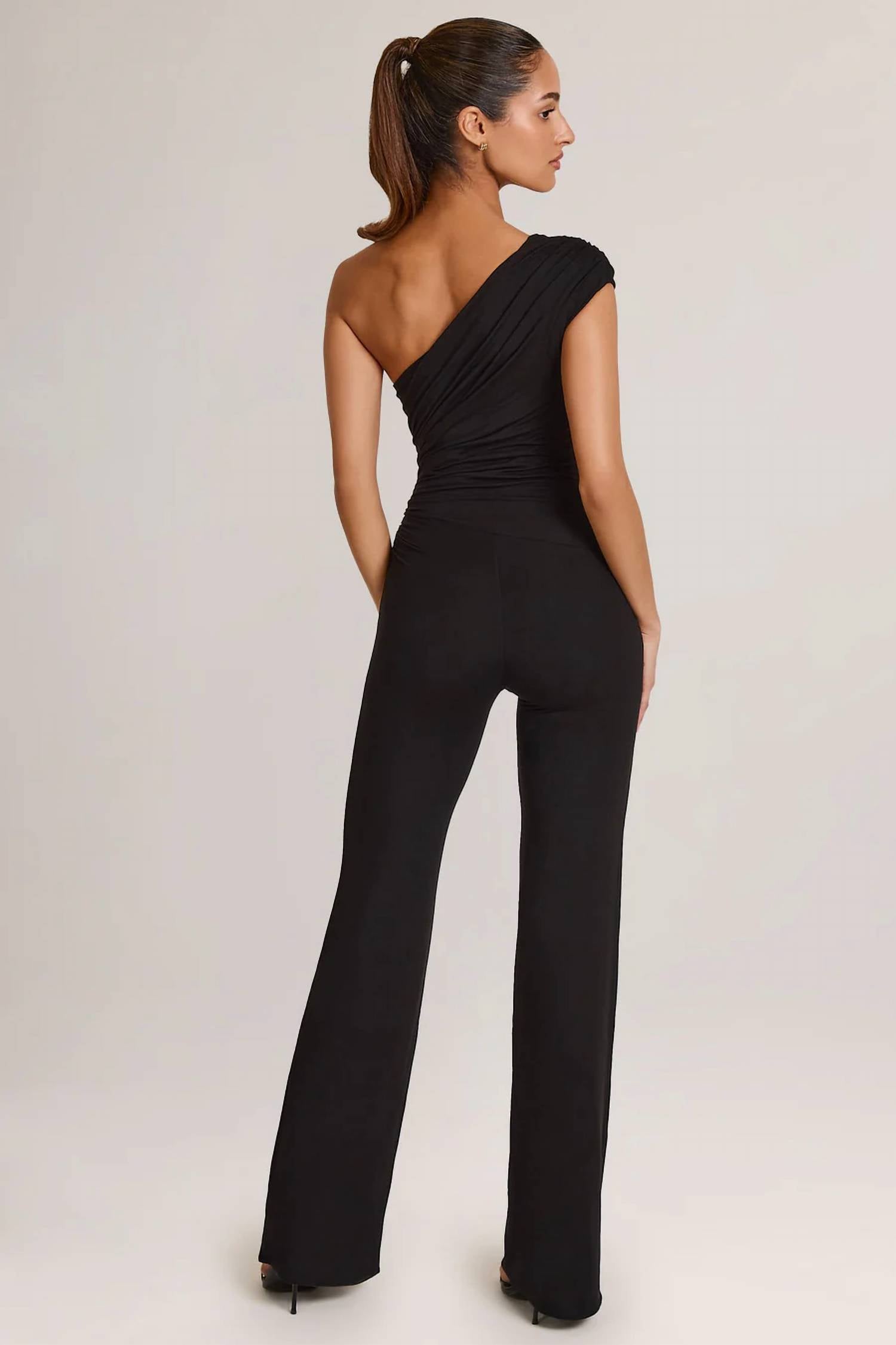 Oh Polly - Alouette Modal One-shoulder Jumpsuit