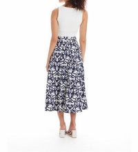 Allison Avery - Mabel Printed Midi Skirt in damask by Allison