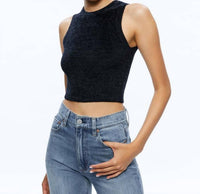 Alice + Olivia - Amity Sleeveless Cropped Tank