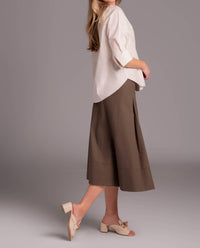 Susanne Bommer - Cotton V-neck Top