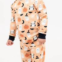 Emerson And Friends - Boo-Tastic Glow-in-the-Dark Halloween Two-Piece Bamboo Long Sleeve Pajama Pants Set