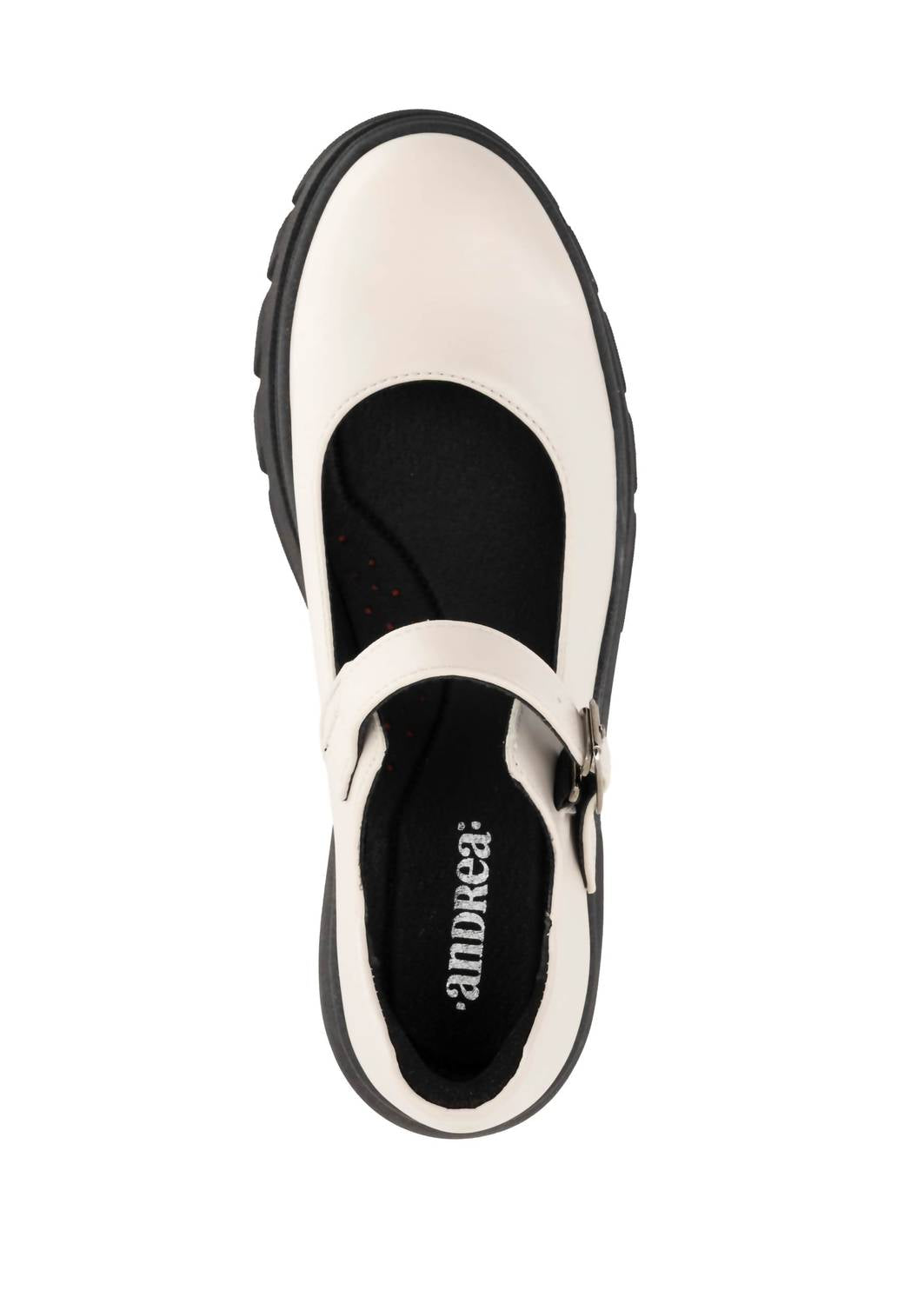 Andrea Women's Mary Jane Platform Pump in bone - women's shoe - view 4