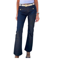 Bevy Flog - Jerome Mid Rise Wide Leg Pants