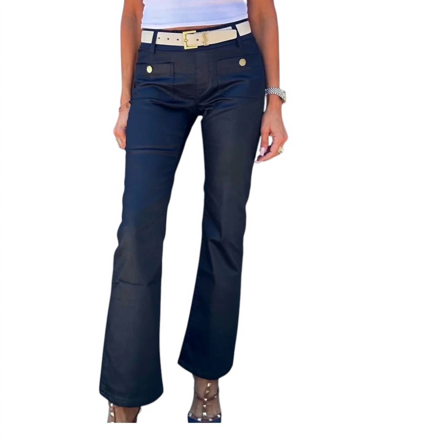 Bevy Flog - Jerome Mid Rise Wide Leg Pants