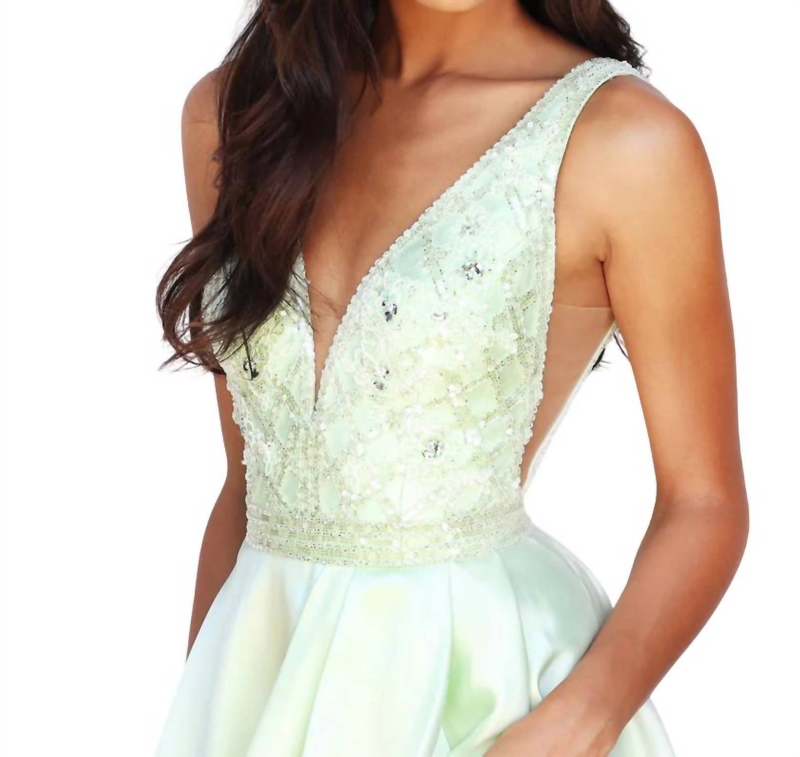 Sherri Hill - V-Neck Prom Dress