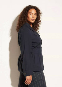 Vince - Belted Linen Blend Jacket