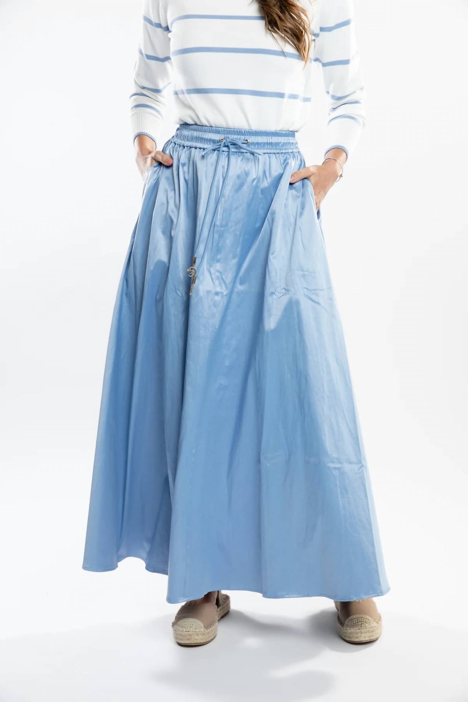 The Burgess Collection - Serena Satin Skirt