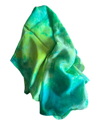 The Gray Crab - Hand-dyed Silk Scarf