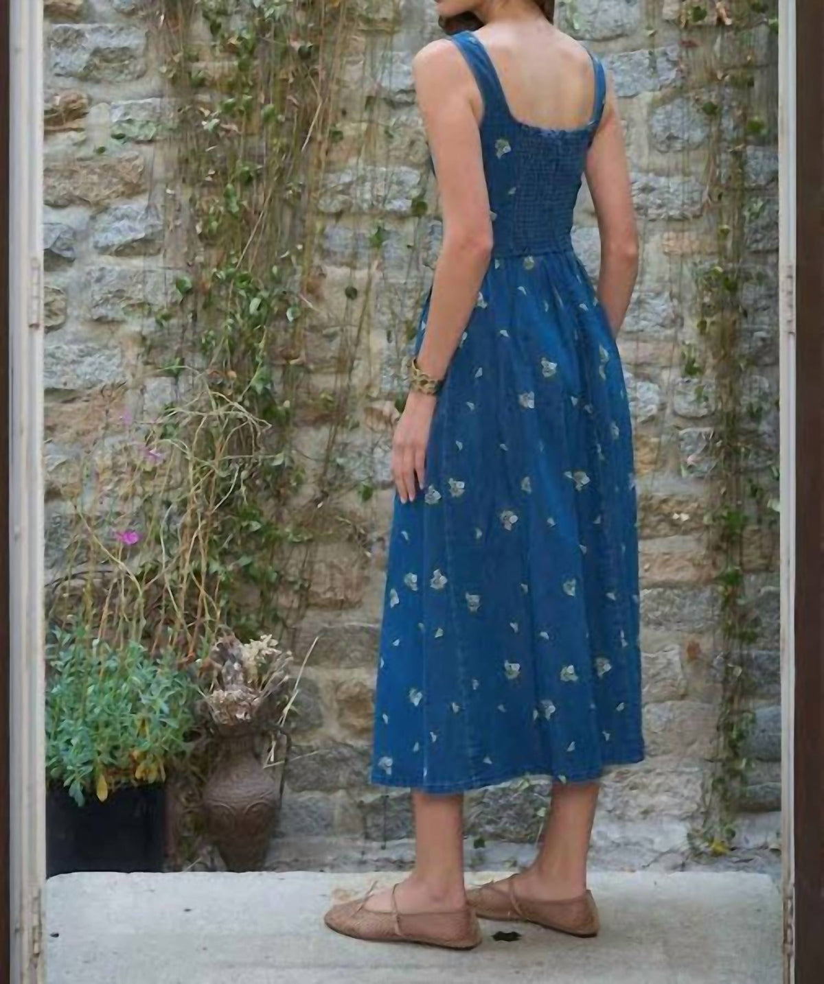 Moon River - Women's Floral Corset Dress