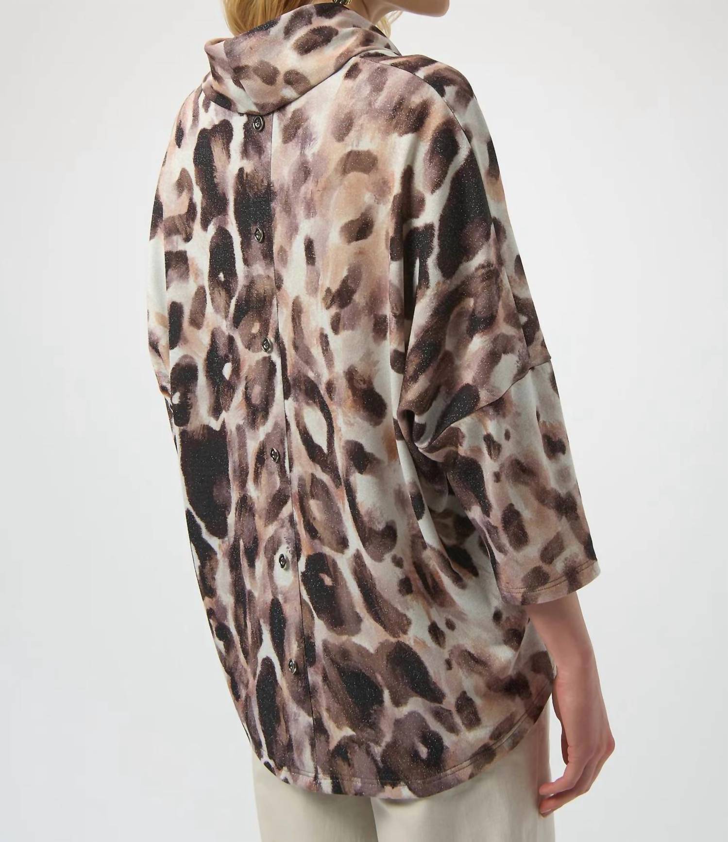 Joseph Ribkoff - Animal Print 3/4 Sleeves Tunic