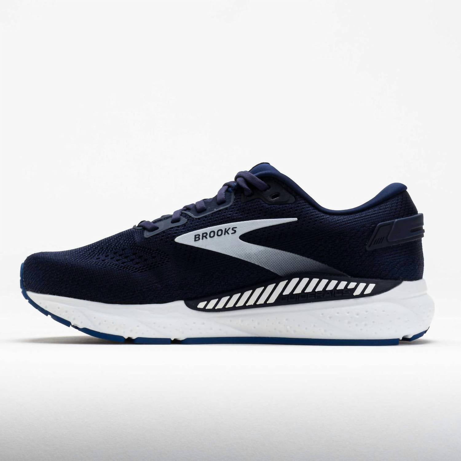 BROOKS Men's Beast Gts 24 Running Shoes in peacoat true navy white 1 - men's shoe - detail view