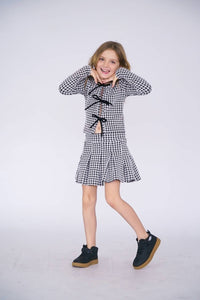 Flowers By Zoe - Houndstooth Cardigan