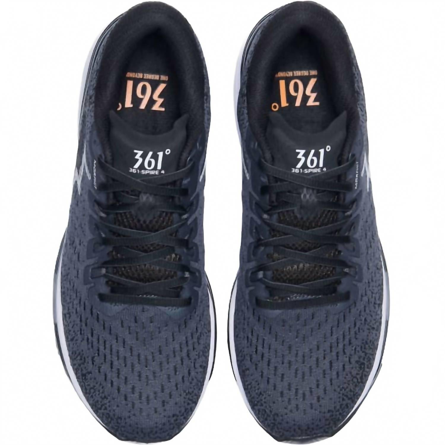 361 Degrees Women's Spire 4 Running Shoes in ebony glass 1 - women's shoe - alternate view