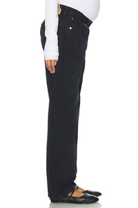 Aligrace - Vintage Maternity Baggy Jeans