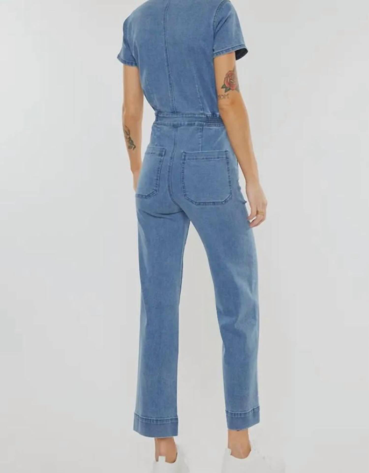 Kancan - Layla Denim Jumpsuit