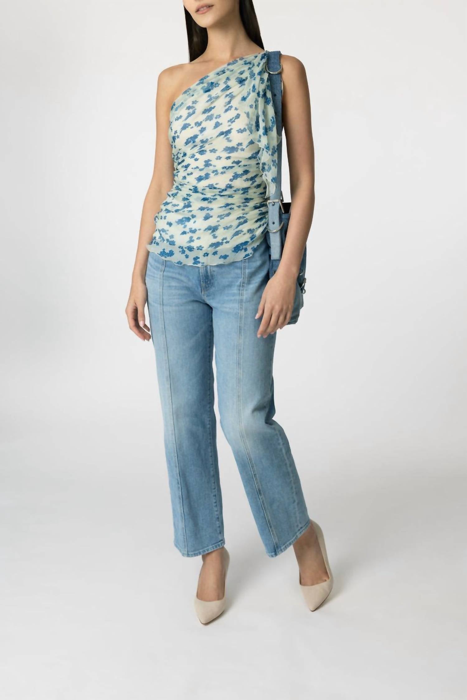 Victoria Beckham - One-shoulder Draped Top