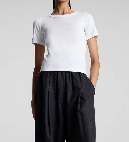 A.L.C. - Paloma Cotton Rib Baby Tee