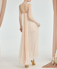 Sheerluck - Lace Corset Maxi Vacation Dress