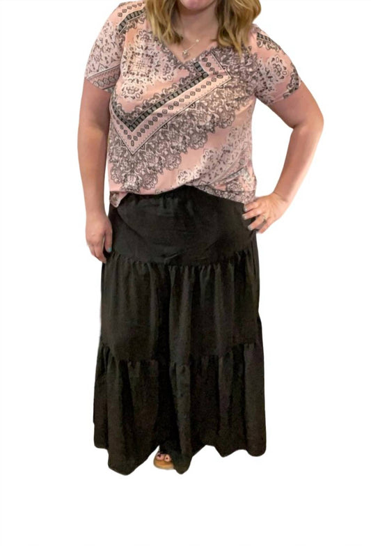 Ee:Some - Tiered Maxi Skirt