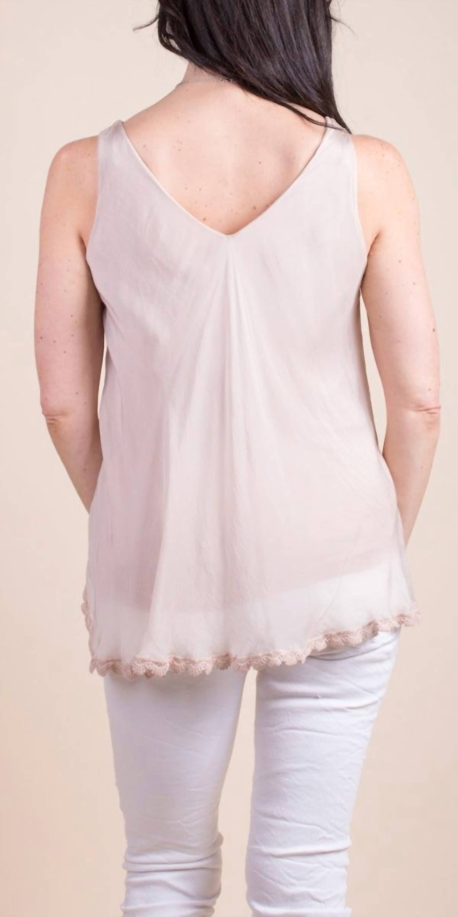 Gigi Moda - Carino Silk Sleeveless Top