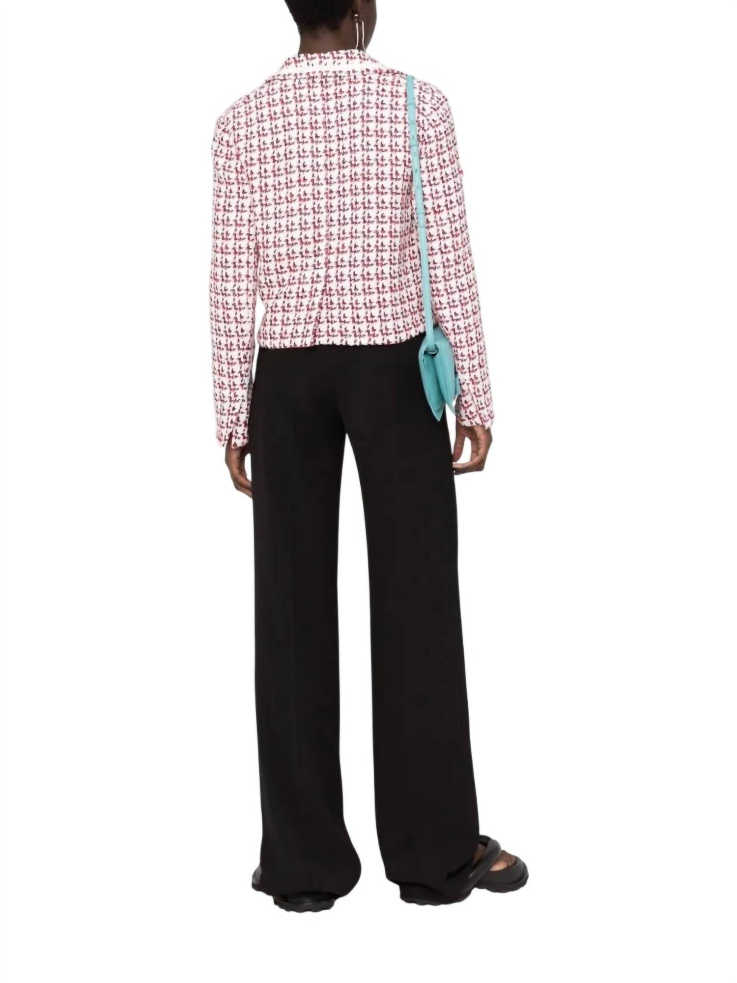 Salvatore Ferragamo - Patterned Boxy Jacket